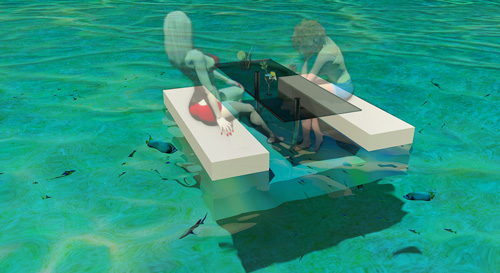 Wavering! Floating Table Set