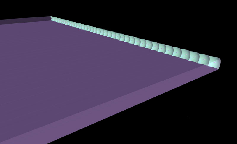 point light sourceを複数配列してconstitutionするline light source