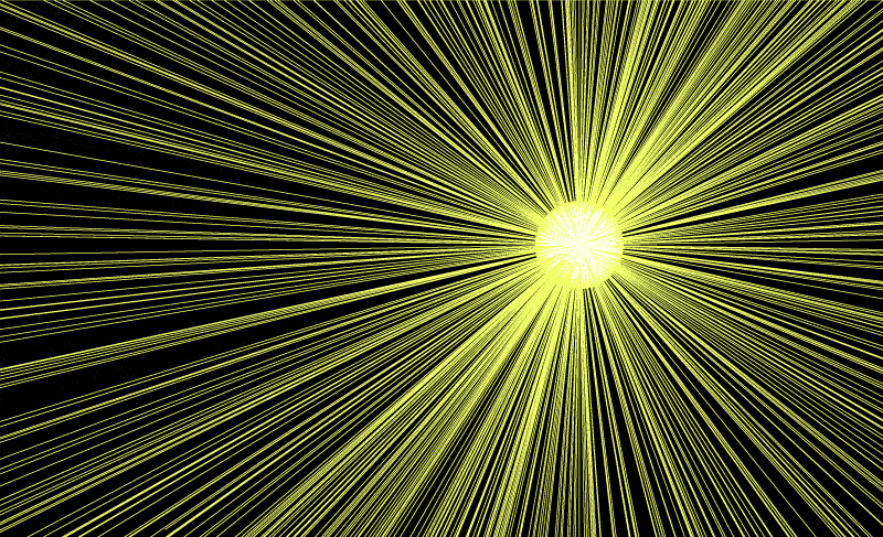 irradiation of a point light source